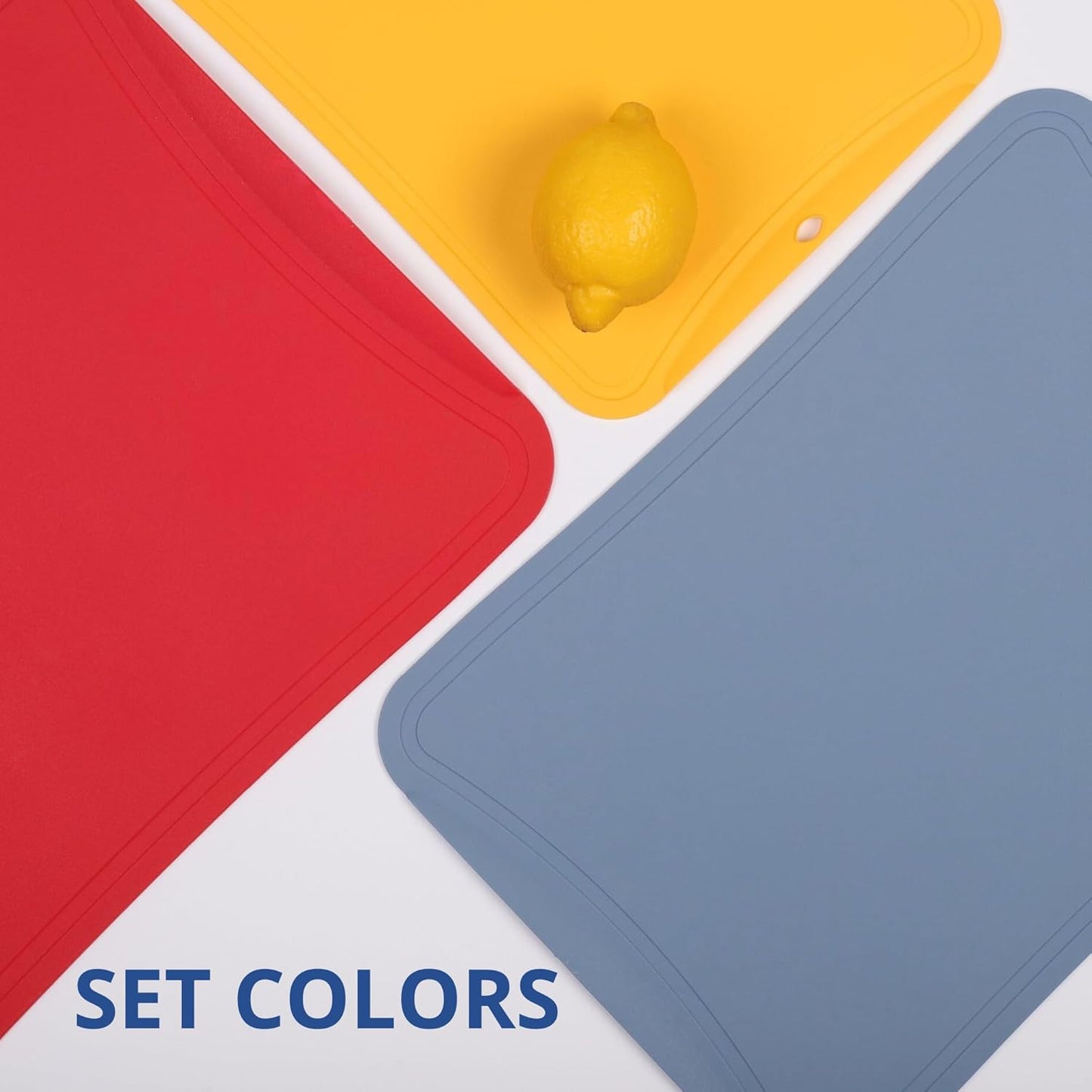 TPU Cutting Board, Medium, Made in Korea, Red | Gentle on Knife Edges. Flexible and Durable.