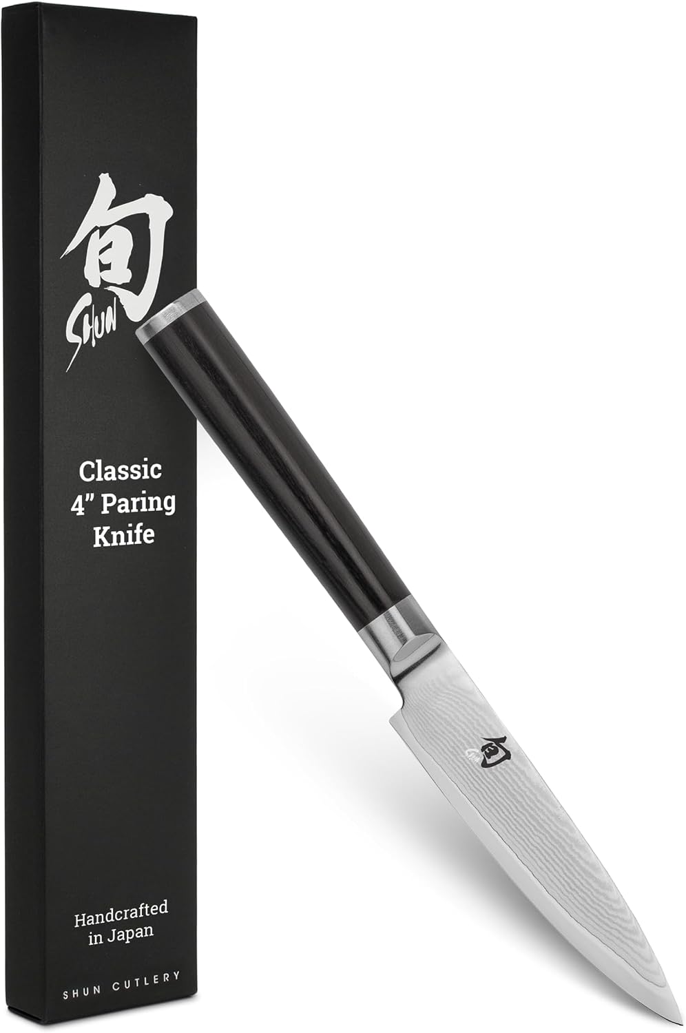 Classic Blonde 3.5" Paring Knife | Handcrafted Japanese Vegetable & Fruit Knife, VG-MAX Core, Damascus Stainless Steel Cladding, Pakkawood Handle