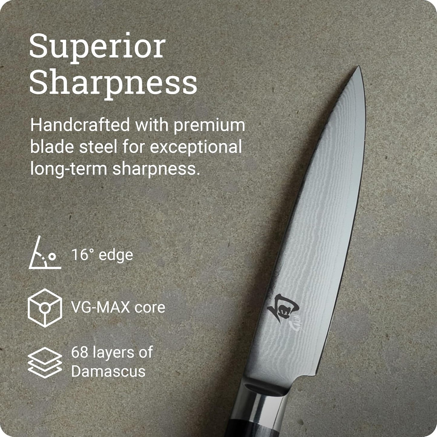 Classic Blonde 3.5" Paring Knife | Handcrafted Japanese Vegetable & Fruit Knife, VG-MAX Core, Damascus Stainless Steel Cladding, Pakkawood Handle