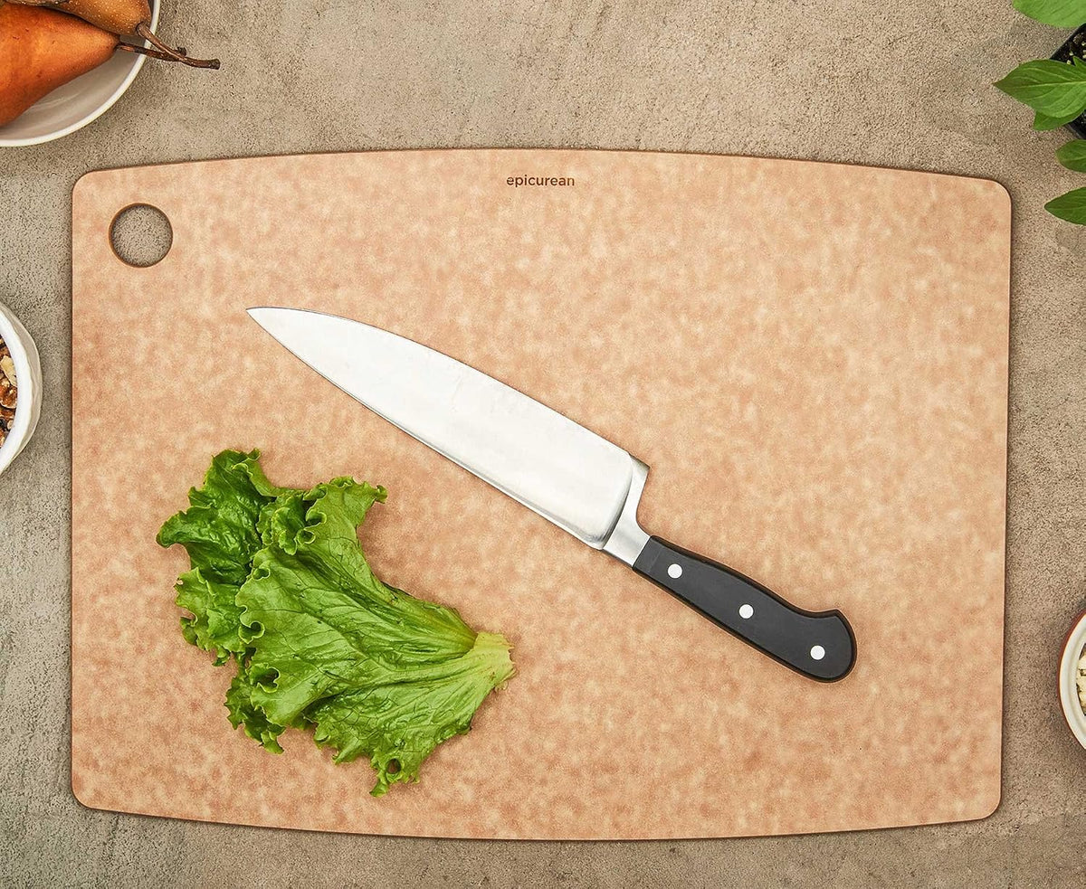 Kitchen Series Cutting Board, 11.5-Inch × 9-Inch, Natural
