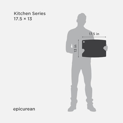 Kitchen Series Cutting Board, 11.5-Inch × 9-Inch, Natural