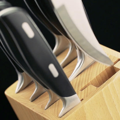Block NOBLESSE for 8 knives, poultry shears/sharpening steel