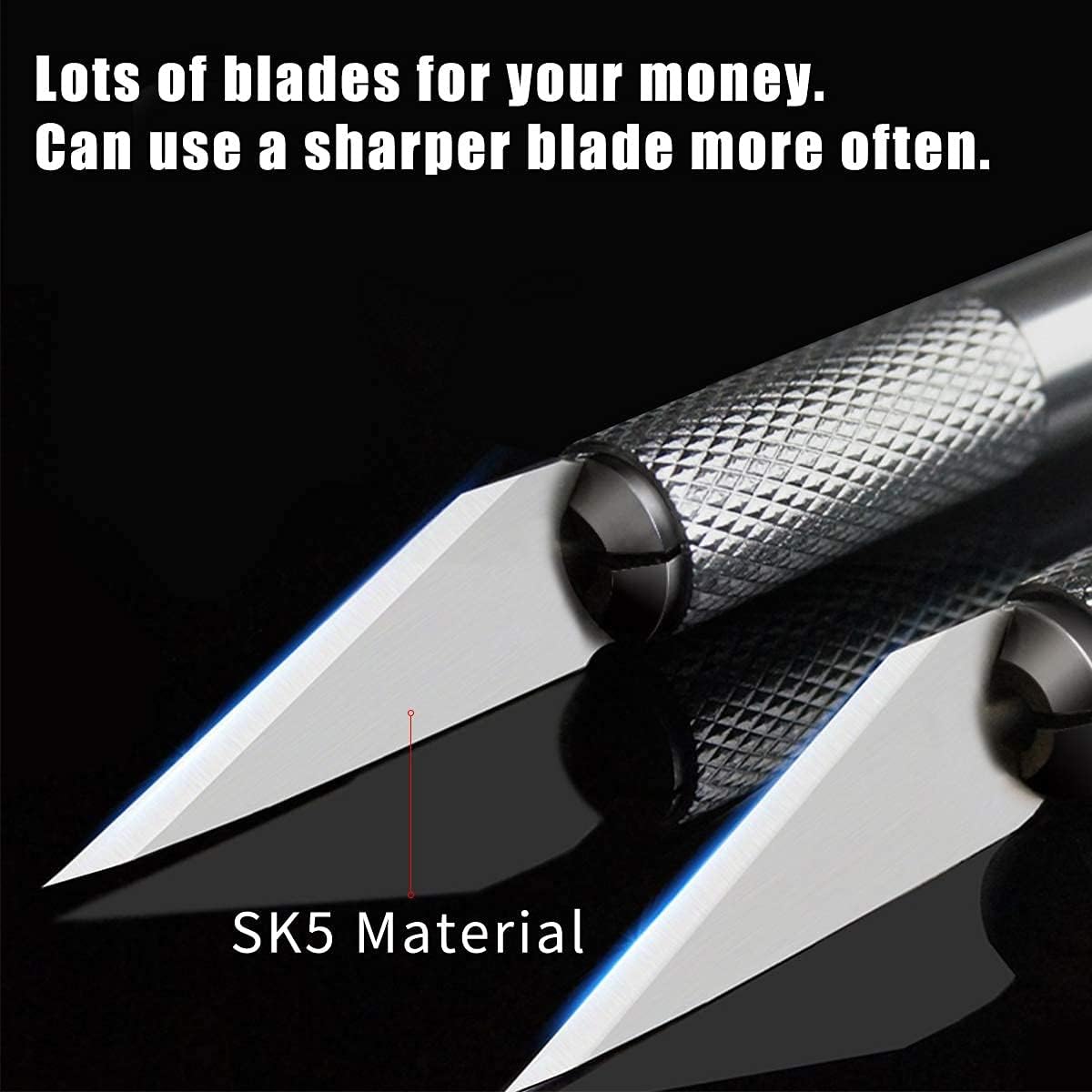 300 PCS Exacto Knife Blades 11, Craft Hobby Knife Exacto Blades | High Carbon Steel Exacto Blades, Craft Knife Blade, #11 Exacto Knife Refill Blade with Storage Case for Scrapbooking, Stencil