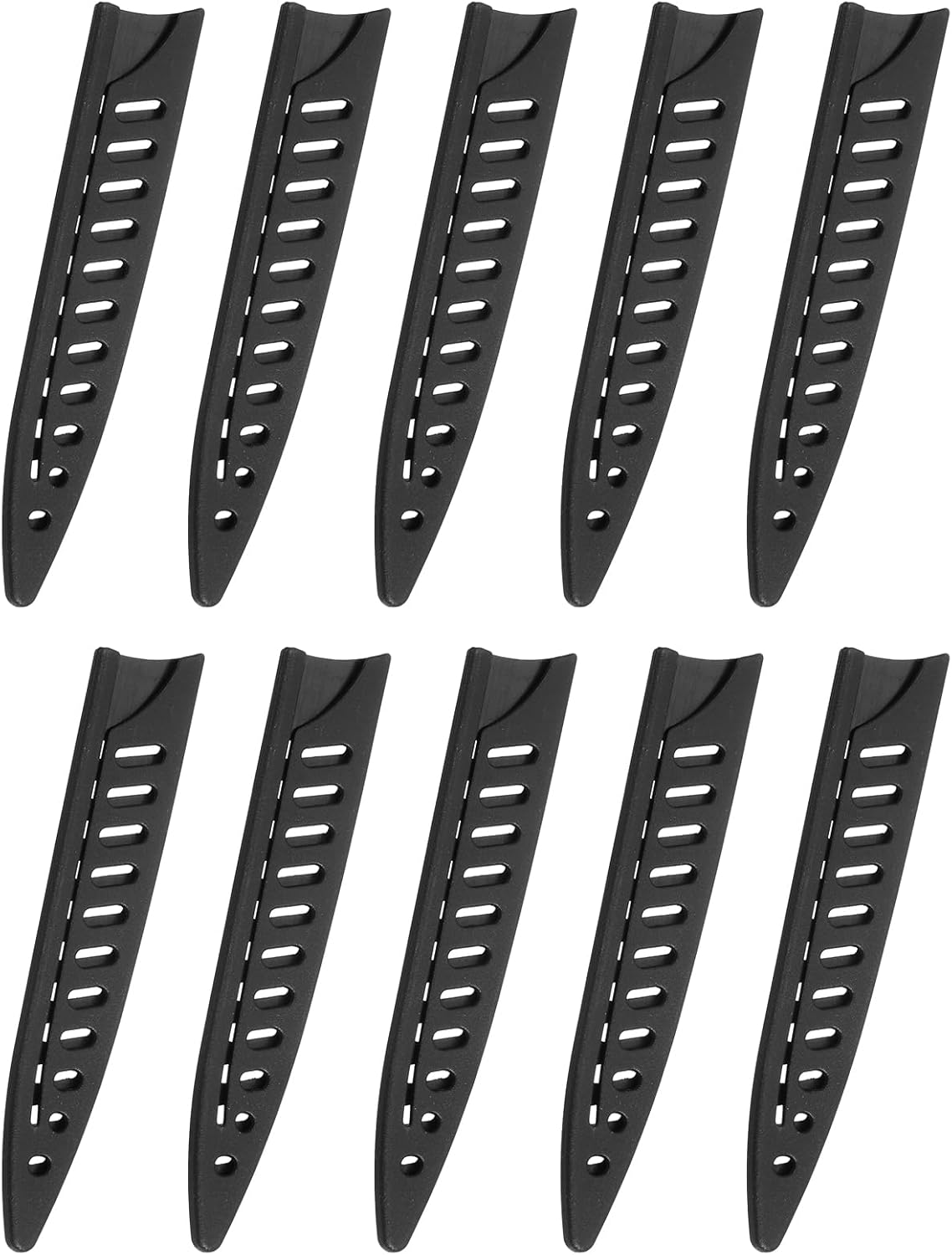 4Pcs Knife Cover Sleeves Blade Edge Guards for 5" Utility Knife Blade Edge Protector Cover Universal Knife Sheath for Kitchen, Black