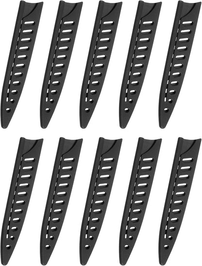 4Pcs Knife Cover Sleeves Blade Edge Guards for 5" Utility Knife Blade Edge Protector Cover Universal Knife Sheath for Kitchen, Black