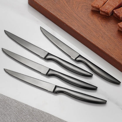 Steak Knife Set of 8, Serrated Steak Knife, Kitchen Steak Knives, Steak Knives Dishwasher Safe, Stainless Steel Knives