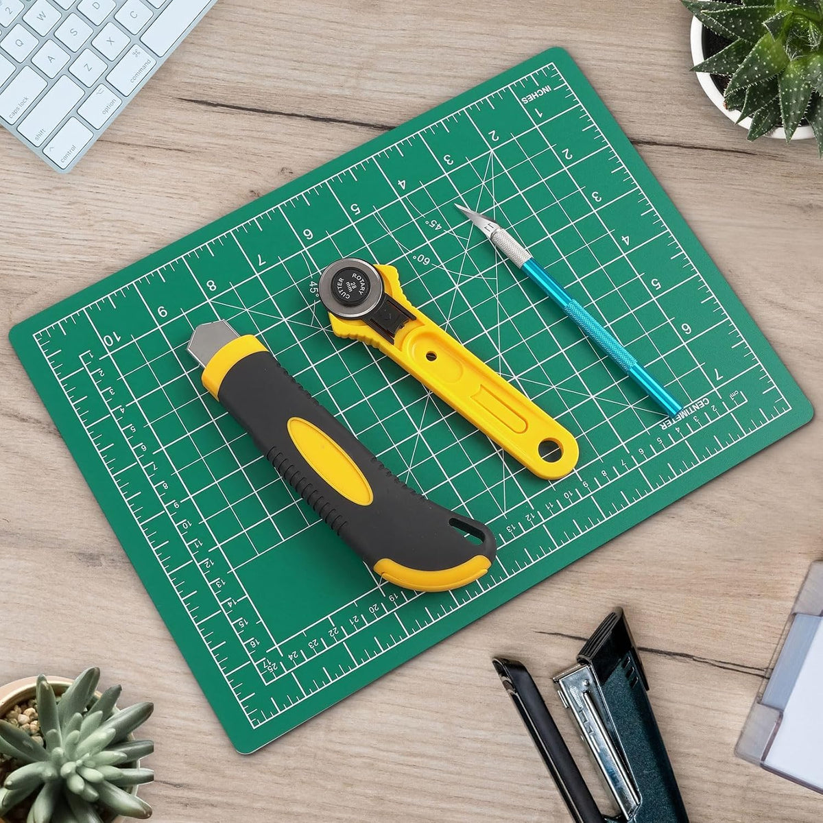 12in×18in Cutting Mat for Sewing, A3 Self Healing Cutting Craft Mat