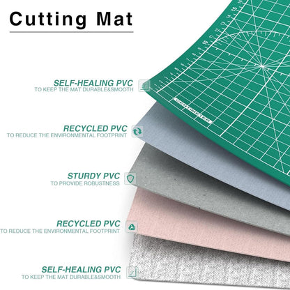 12in×18in Cutting Mat for Sewing, A3 Self Healing Cutting Craft Mat
