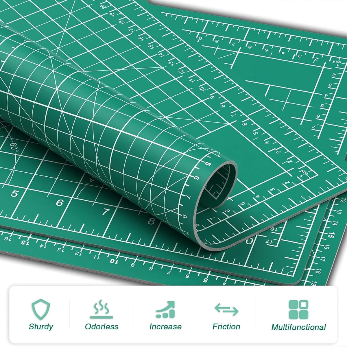 12in×18in Cutting Mat for Sewing, A3 Self Healing Cutting Craft Mat