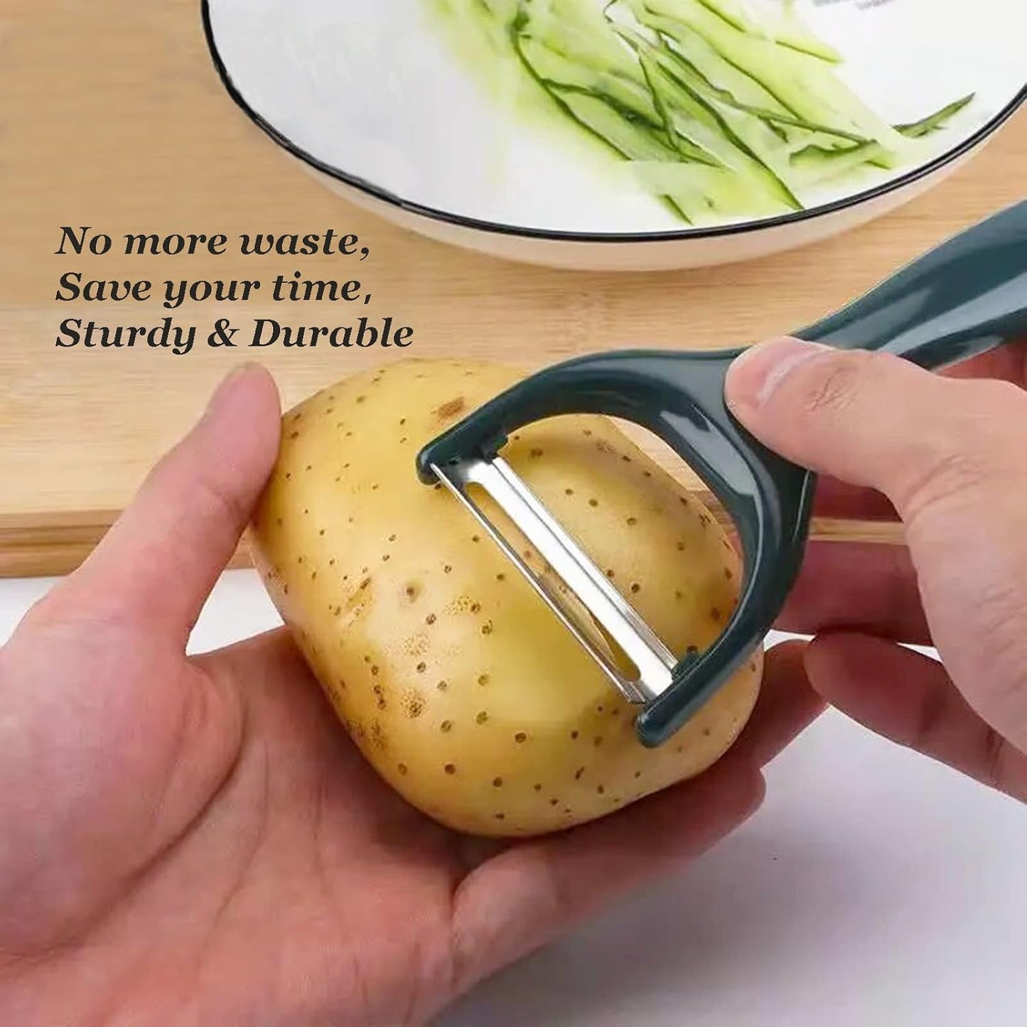 Sugarcane Peeling Knife Pineapple Peeling Knife Sugar Cane Peeler Knife, Paring Knife Fruit Peeler Cutter Artifact Planing Knife, With Stainless Steel Blade & Non-slip Blue Plastic Handle