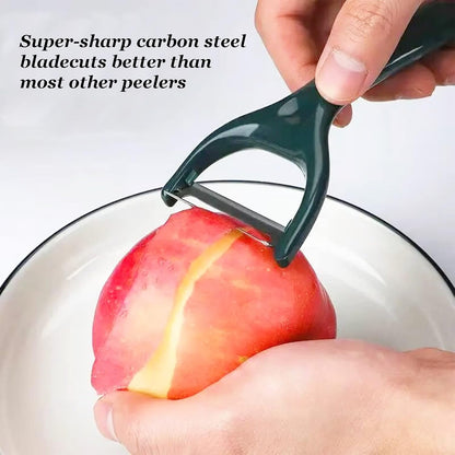 Sugarcane Peeling Knife Pineapple Peeling Knife Sugar Cane Peeler Knife, Paring Knife Fruit Peeler Cutter Artifact Planing Knife, With Stainless Steel Blade & Non-slip Blue Plastic Handle