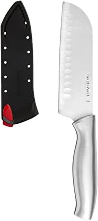 Edgekeeper Self-Sharpening Santoku Knife, 5-Inch, Stainless