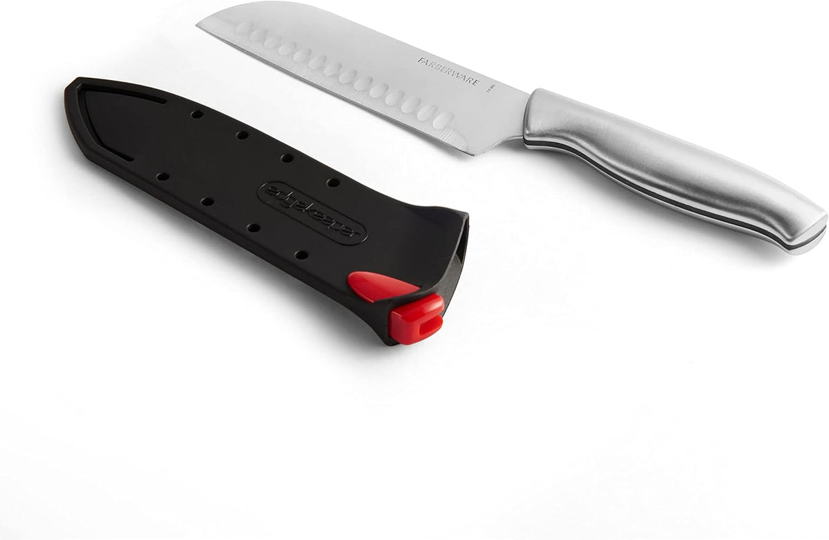 Edgekeeper Self-Sharpening Santoku Knife, 5-Inch, Stainless