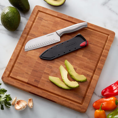 Edgekeeper Self-Sharpening Santoku Knife, 5-Inch, Stainless