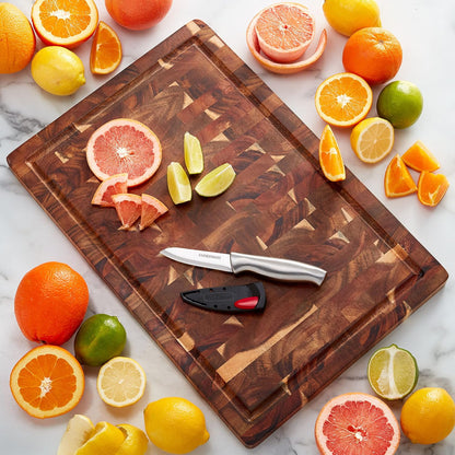 Edgekeeper Self-Sharpening Santoku Knife, 5-Inch, Stainless