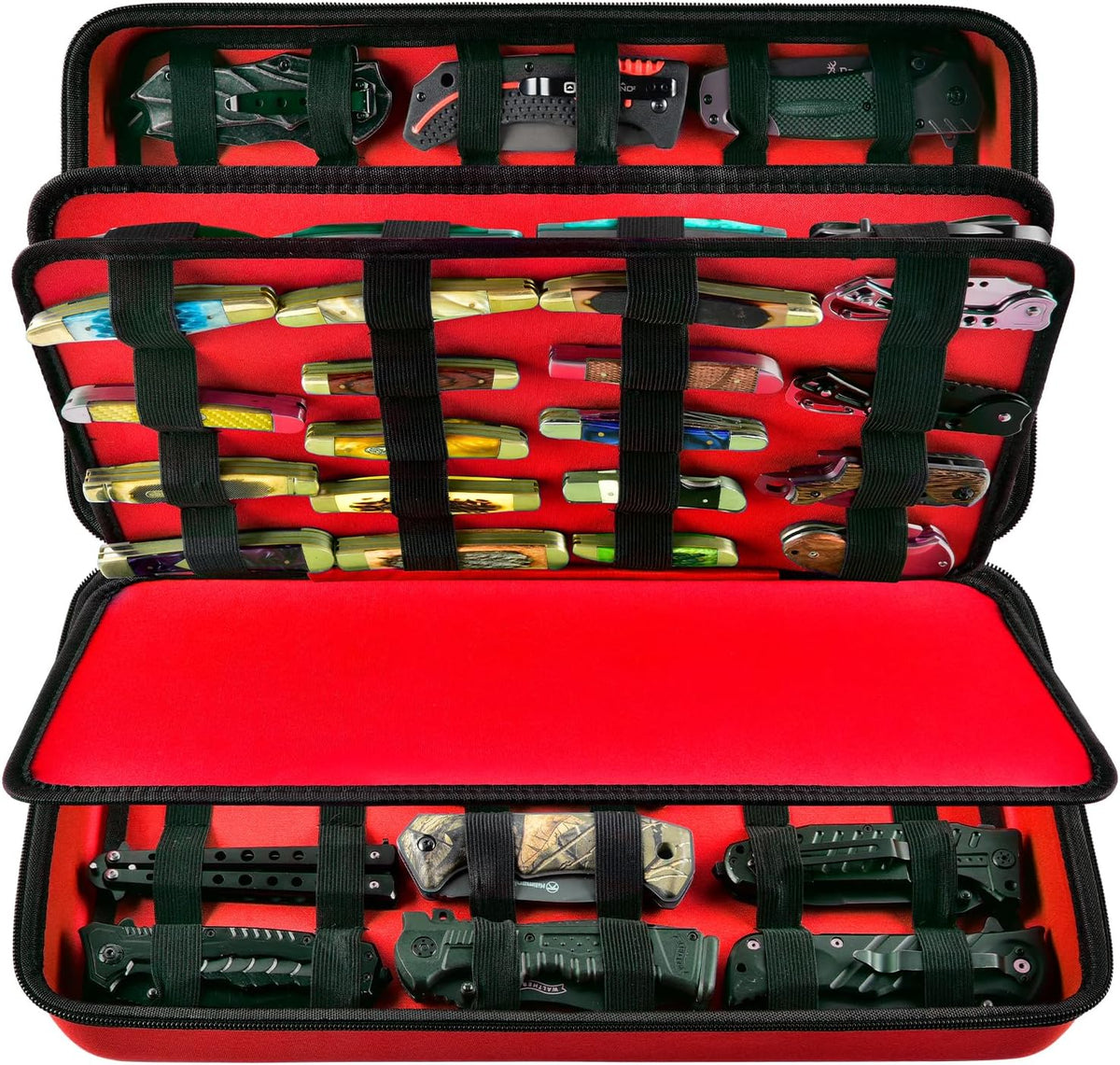 66+ Pocket Knife Storage Case for Folding Knives, Butterfly Knives