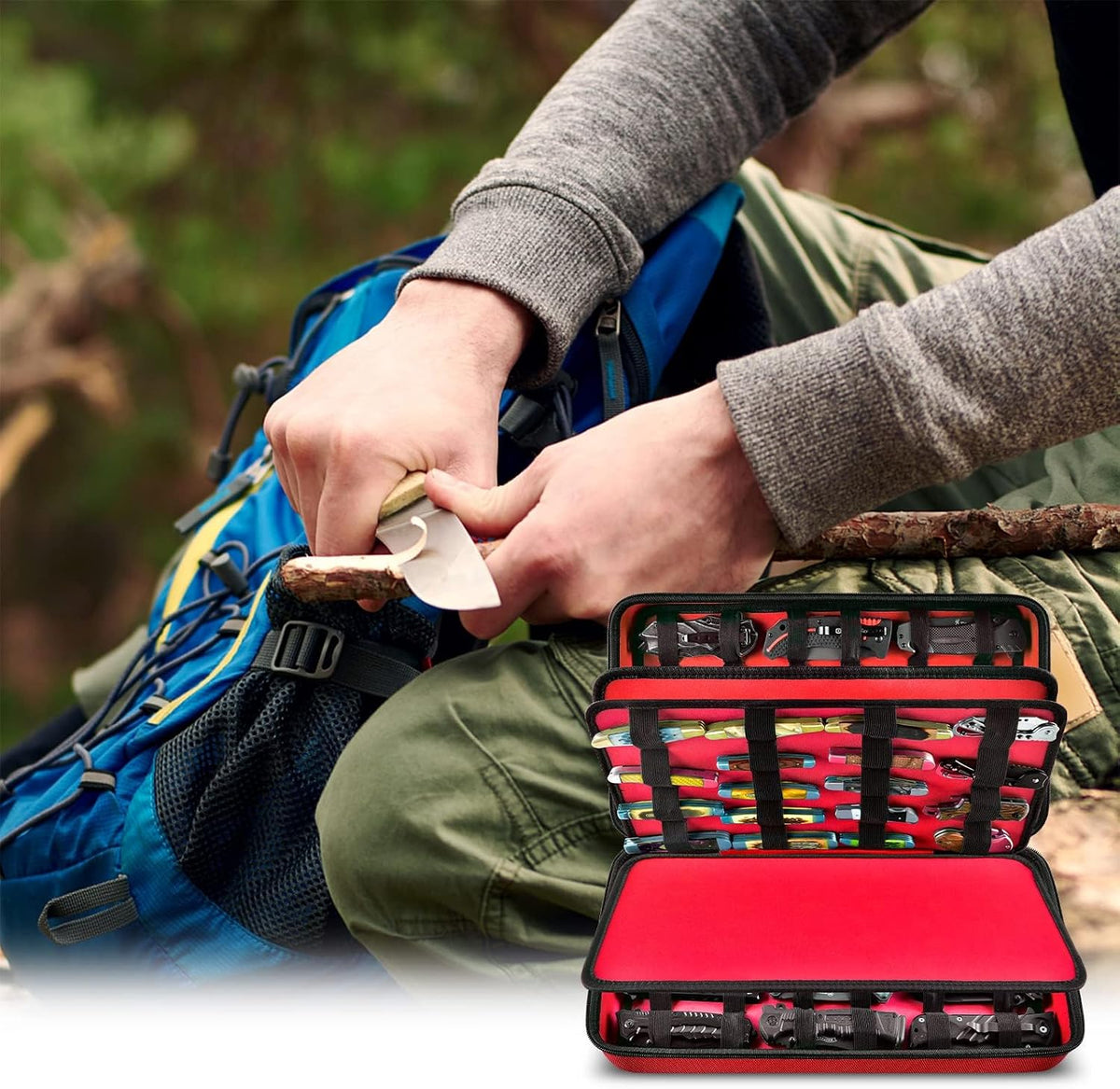 66+ Pocket Knife Storage Case for Folding Knives, Butterfly Knives