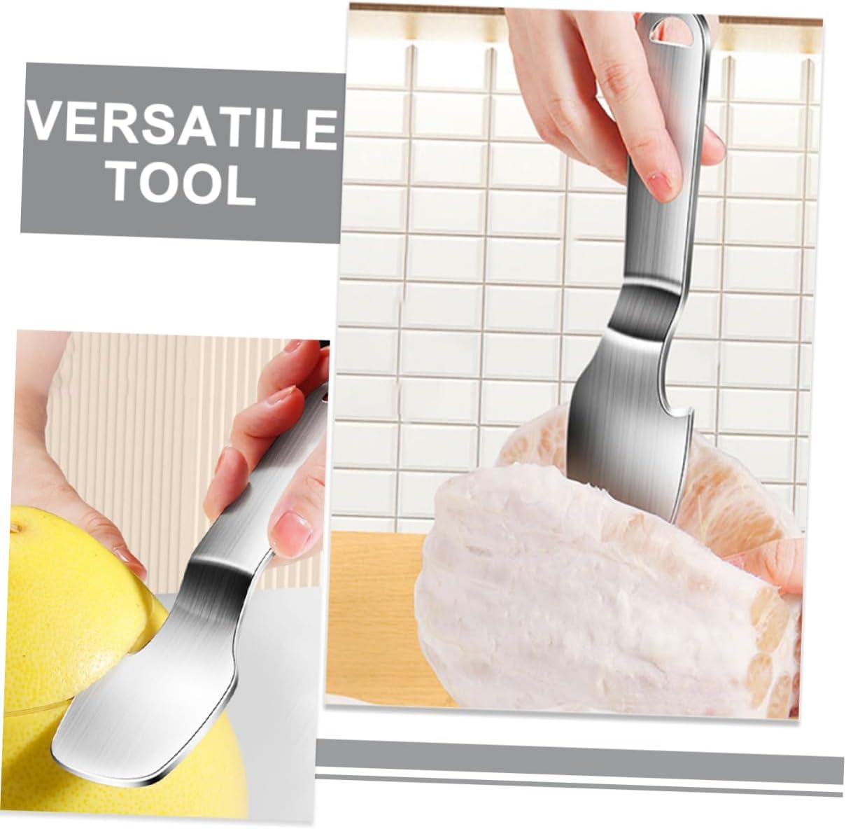 Effortless Peel Citrus Grapefruit Knives Portable Fruit Peeler Kitchen Accessory 304 Stainless Steel Multi-functional