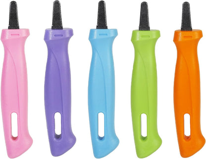 2-Pack Safety Box Opener with Non-Stick Coated Serrated Blades Box Opener for Cardboard and Packages Cuts