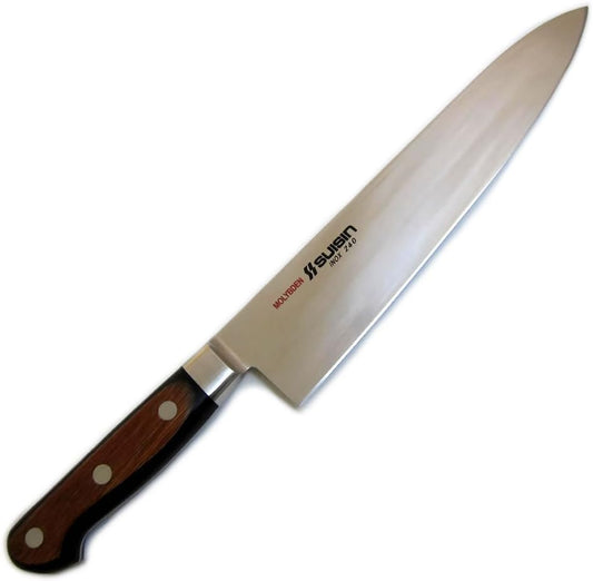 .com Suisin Inox Western-Style Knife Series, Genuine Sakai-Manufactured, Inox Steel 9.4" (240mm) Gyuto Knife