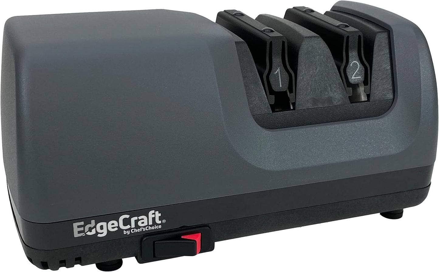 Electric Knife Sharpeners Diamond Hone with 100-Percent Diamond Abrasives and Precision Angle Guides for 15-Degree Straight-Edge and Serrated Knives, 2-Stage, Black