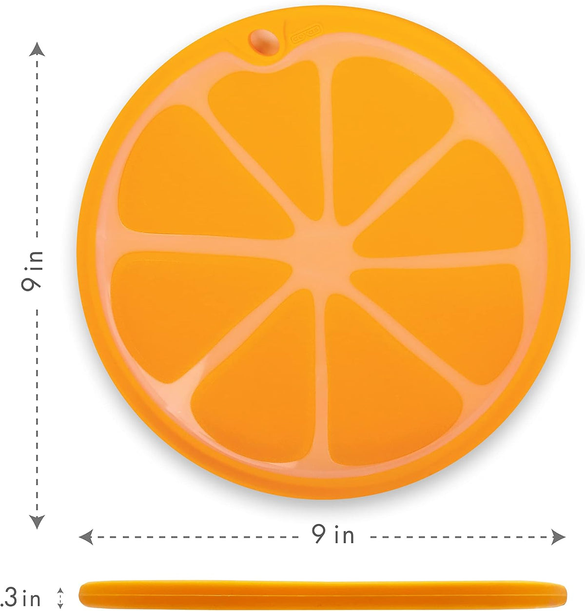 Citrus Slice Cutting Board/Serving Board 9 inches, Grapefruit