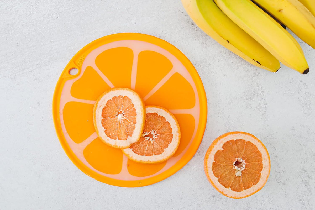 Citrus Slice Cutting Board/Serving Board 9 inches, Grapefruit