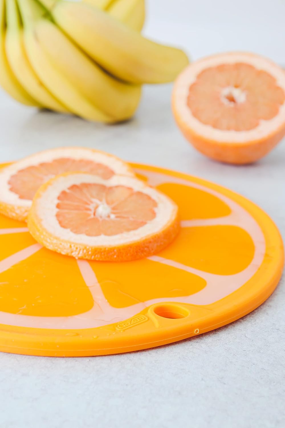 Citrus Slice Cutting Board/Serving Board 9 inches, Grapefruit