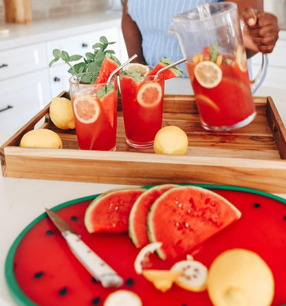 Citrus Slice Cutting Board/Serving Board 9 inches, Grapefruit