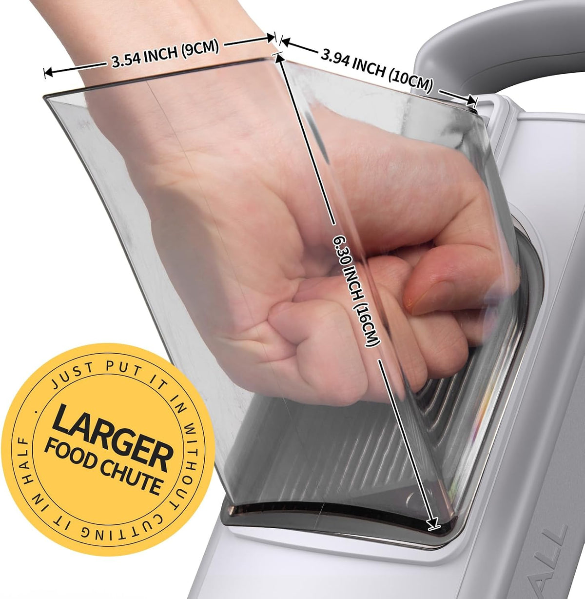 Safe Mandoline Slicer for Kitchen, Potato Slicer for Chips,Vegetable Cutter