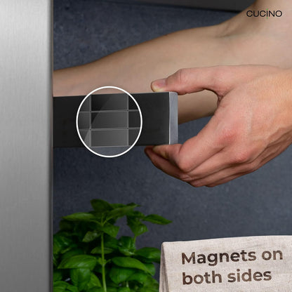 Refrigerator Magnetic Knife Strip - Steel for Refrigerator