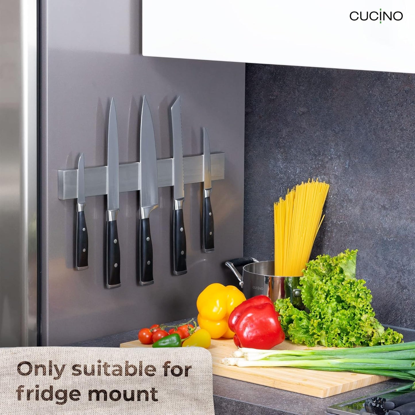 Refrigerator Magnetic Knife Strip - Steel for Refrigerator