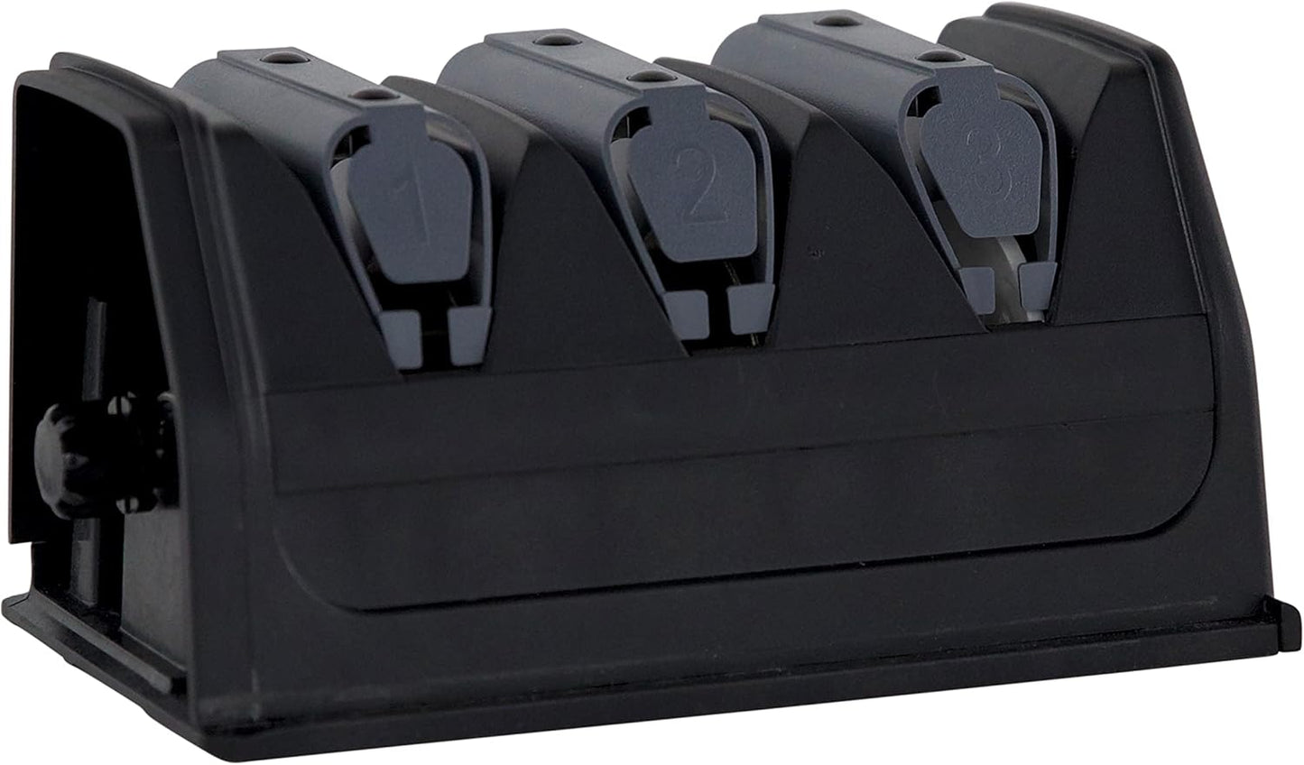 Replacement Module for 20-Degree Class Knives has Diamond Honing, Compatible with Commercial Knife Sharpener Model 0210008, 3-Stage, Black