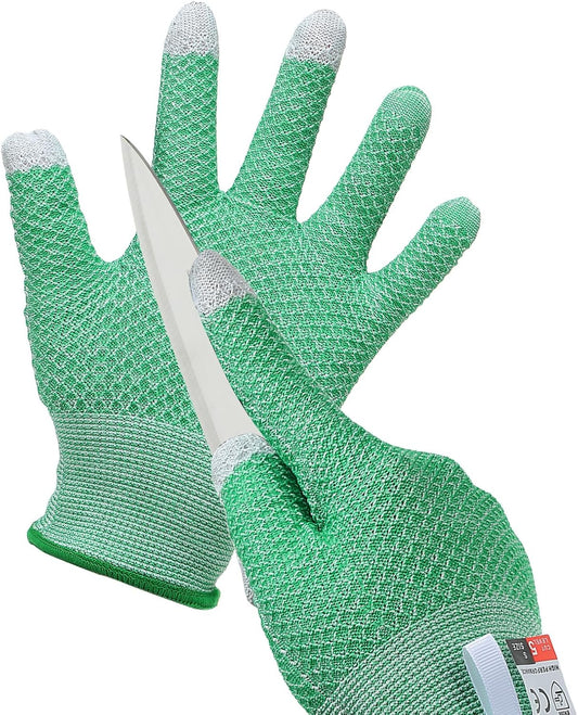 Cut Resistant Gloves Touchscreen Level 5 Protection Cutting Gloves Anti Cut Kitchen Work Glove for Slicing