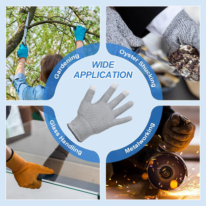 Cut Resistant Gloves Touchscreen Level 5 Protection Cutting Gloves Anti Cut Kitchen Work Glove for Slicing