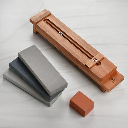 Whetstone Kit - Made in Japan - 5 Piece Knife Sharpening Glass Stone Set