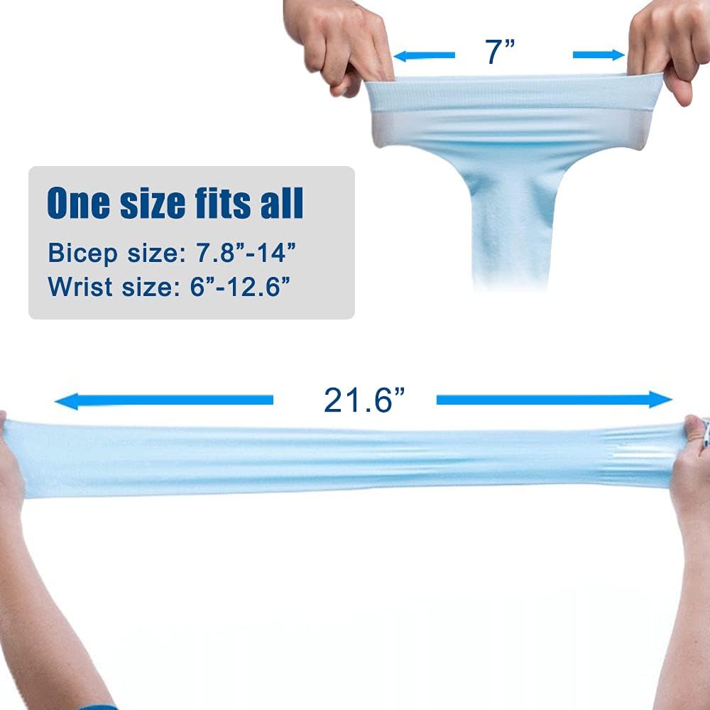 3/6 Pairs UV Protection Cooling Arm Sleeves Women Men, UPF 50 Arm Cover