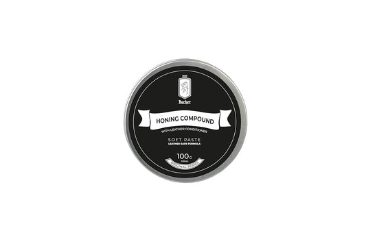 Polishing Compound - Medium Red Stropping Compound - Leather Strop Sharpening Buffing Compound with applicator – 100g (3.53 Oz)