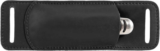Leather Knife Sheath for Belt - Horizontal Carry Pocket Holder, EDC Belt Organizer, Handmade Compact Draw Holster, Pocket Organizer, Sheath for Folding Knife - Gifts for Men Dad