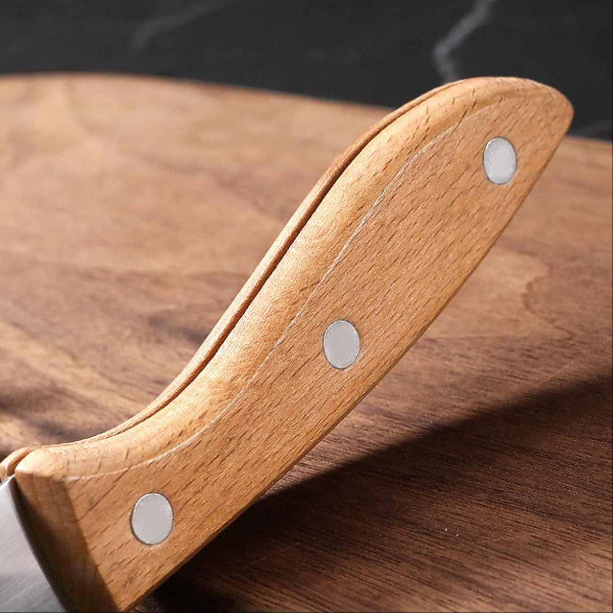 Paring Knife Peeling Fruit Vegetable Cutting Meat Slicing Kitchen Knives Stainless Steel Ultra Sharp Blade Wooden Ergonomic Handle