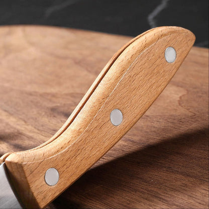 Paring Knife Peeling Fruit Vegetable Cutting Meat Slicing Kitchen Knives Stainless Steel Ultra Sharp Blade Wooden Ergonomic Handle