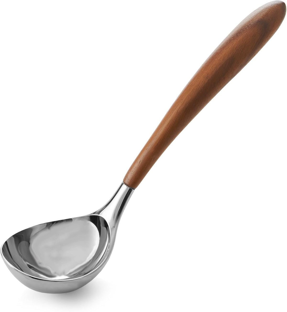 Curvo Cheese Set | Cheese Knife and Fork Utensil Set for Charcuterie Board | Made of Stainless Steel and Acacia Wood | Designed by Steve Cozzolino