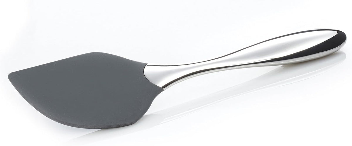 Curvo Cheese Set | Cheese Knife and Fork Utensil Set for Charcuterie Board | Made of Stainless Steel and Acacia Wood | Designed by Steve Cozzolino