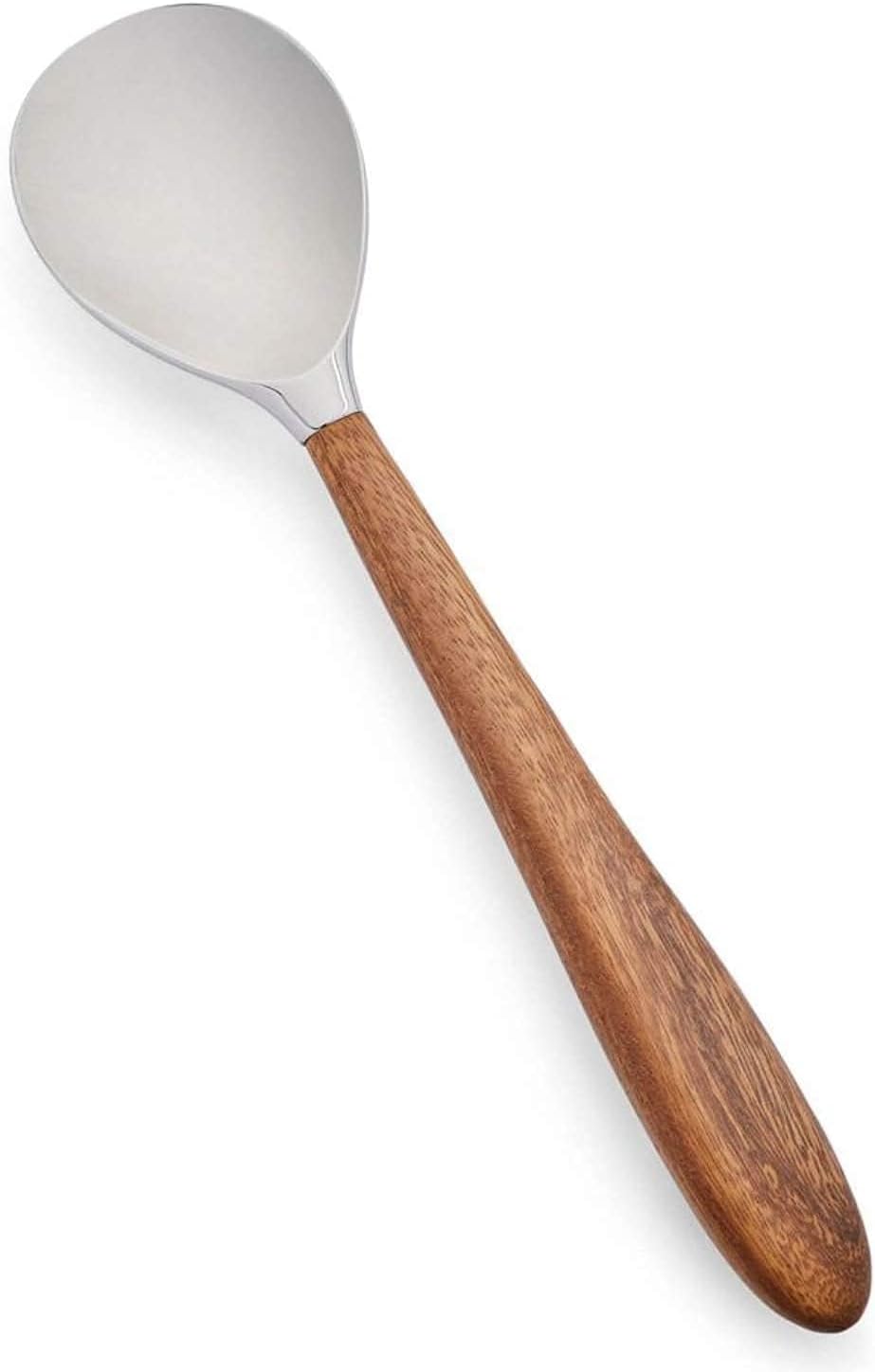 Curvo Cheese Set | Cheese Knife and Fork Utensil Set for Charcuterie Board | Made of Stainless Steel and Acacia Wood | Designed by Steve Cozzolino