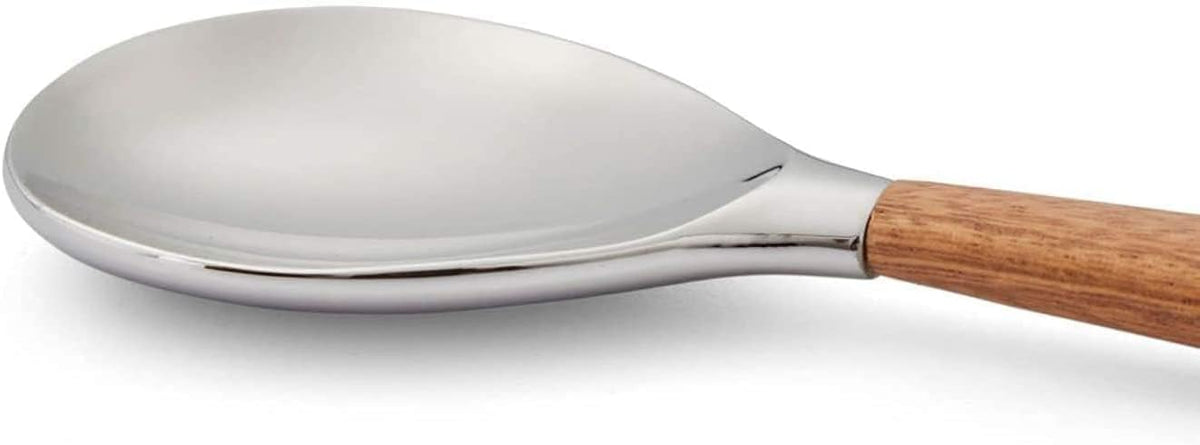 Curvo Cheese Set | Cheese Knife and Fork Utensil Set for Charcuterie Board | Made of Stainless Steel and Acacia Wood | Designed by Steve Cozzolino