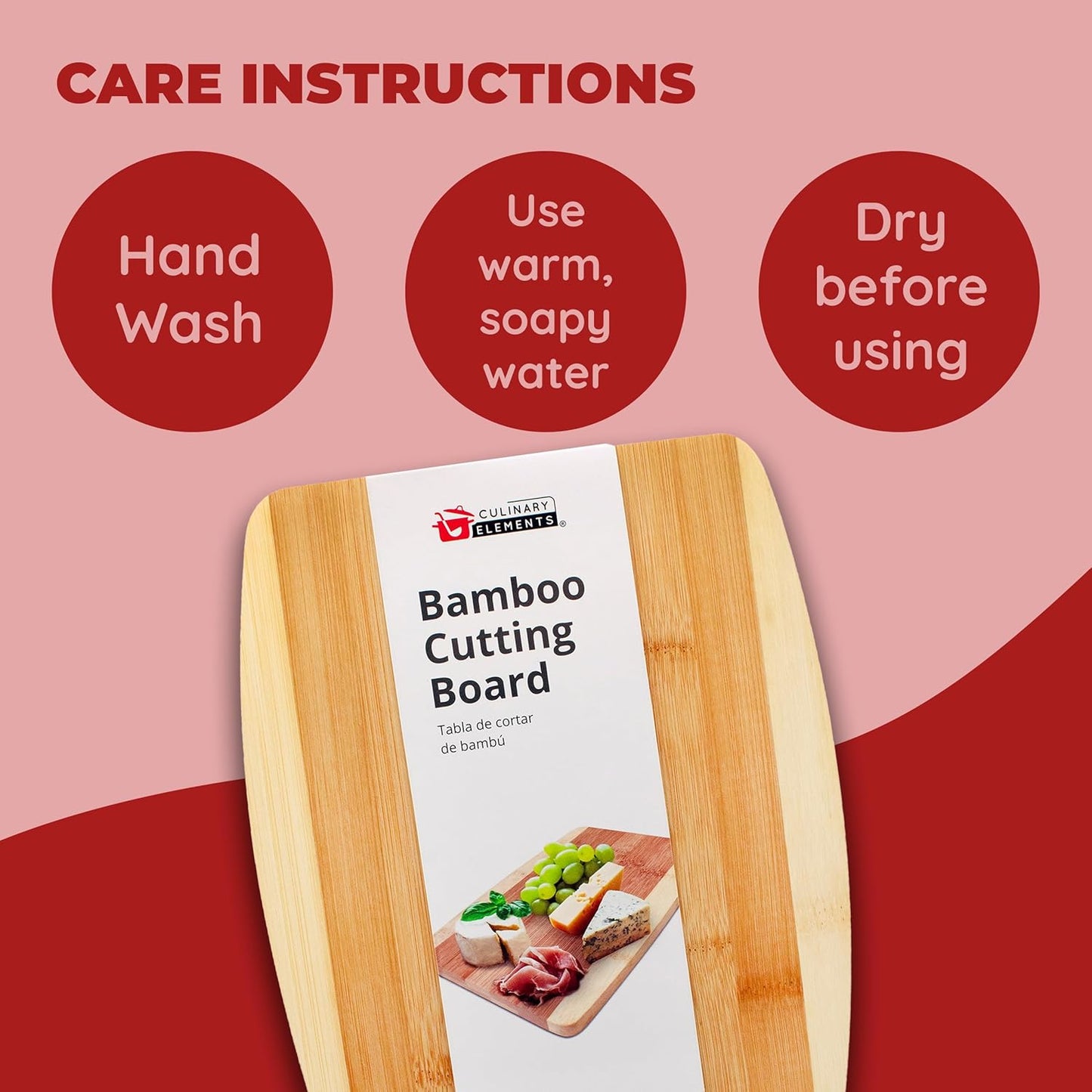 Mini Bamboo Cutting Board – 6 x 9 Inch Small Cutting Board for Easy Storage | Perfect Bar Prep Board for Garnishes, Snacks & Quick Kitchen Tasks | Compact, Durable, Sustainable Bamboo