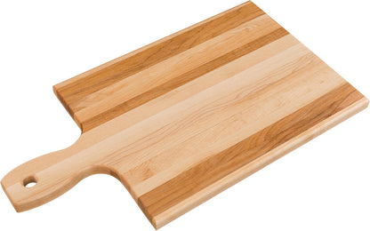 Canadian Maple Wood Cutting Board with Handle, 7 x 10 x 0.75 in | Multi-Purpose Charcuterie Board, Flat Paddle, for Meat, Cheese, Veggies, Serving