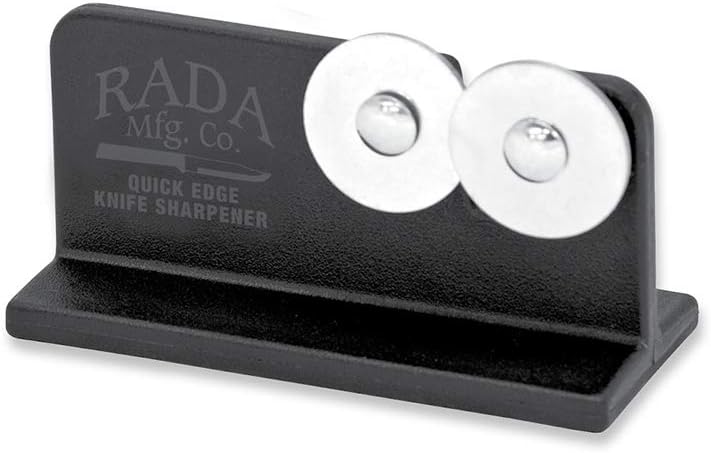 Quick Edge Knife Sharpener (R119) | 3.5" x 2" Stainless Steel Wheels