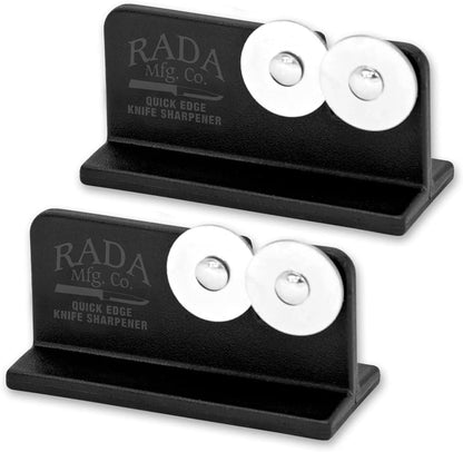 Quick Edge Knife Sharpener (R119) | 3.5" x 2" Stainless Steel Wheels