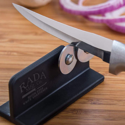 Quick Edge Knife Sharpener (R119) | 3.5" x 2" Stainless Steel Wheels